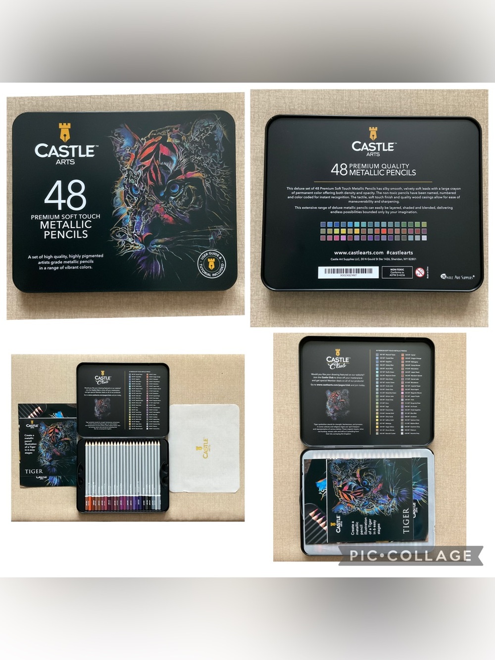 Castle Arts Colored Pencil Sets - Bundle of 3- EUC - Picture 4 of 13